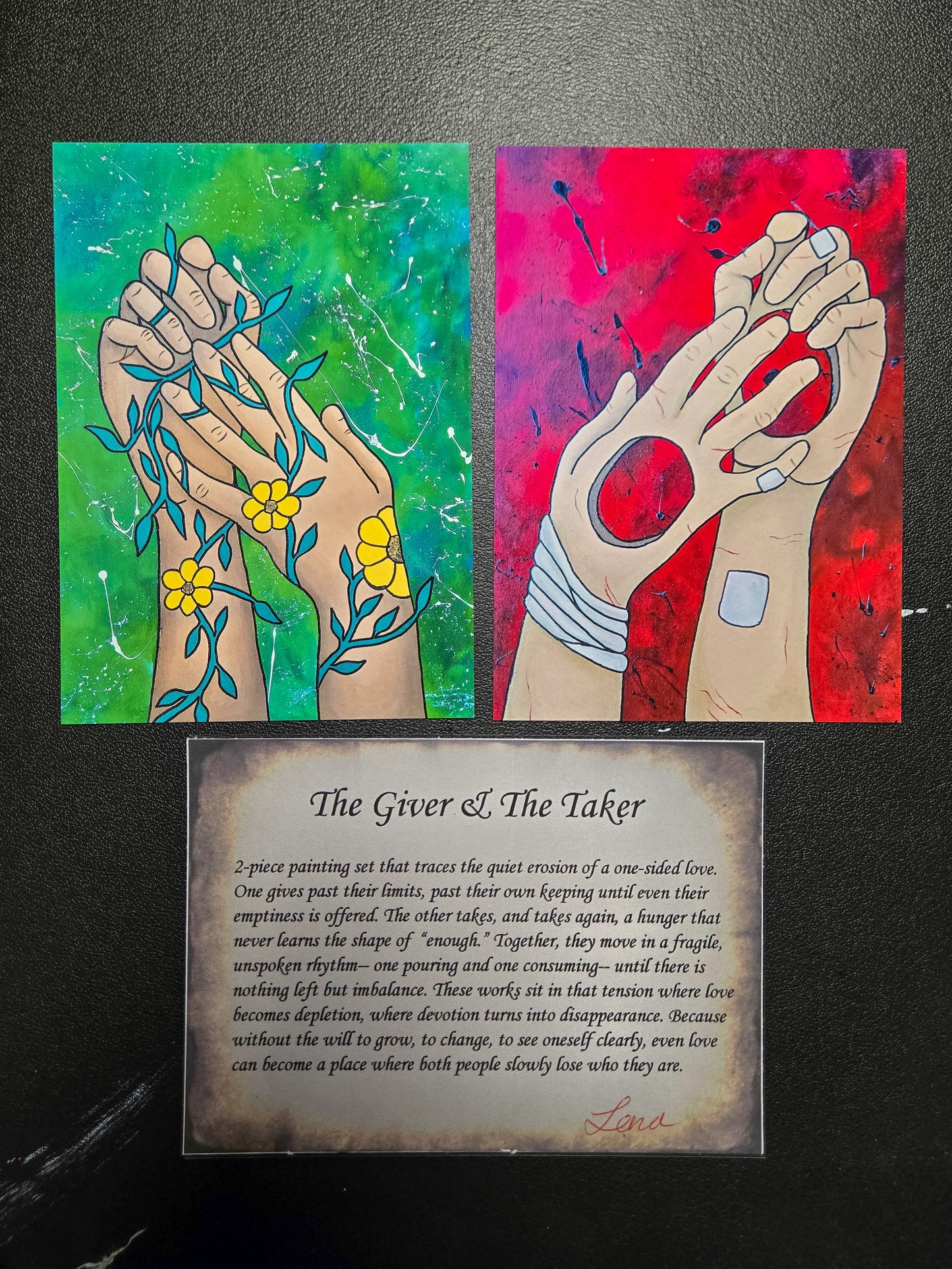The Giver and Taker Print Set