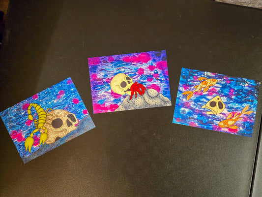 Water Sign Print Set