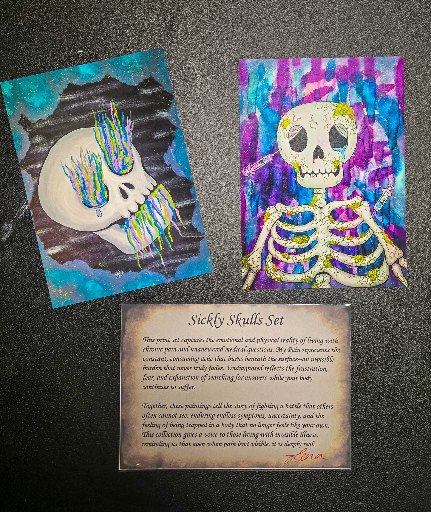 Sickly Skulls Print Set