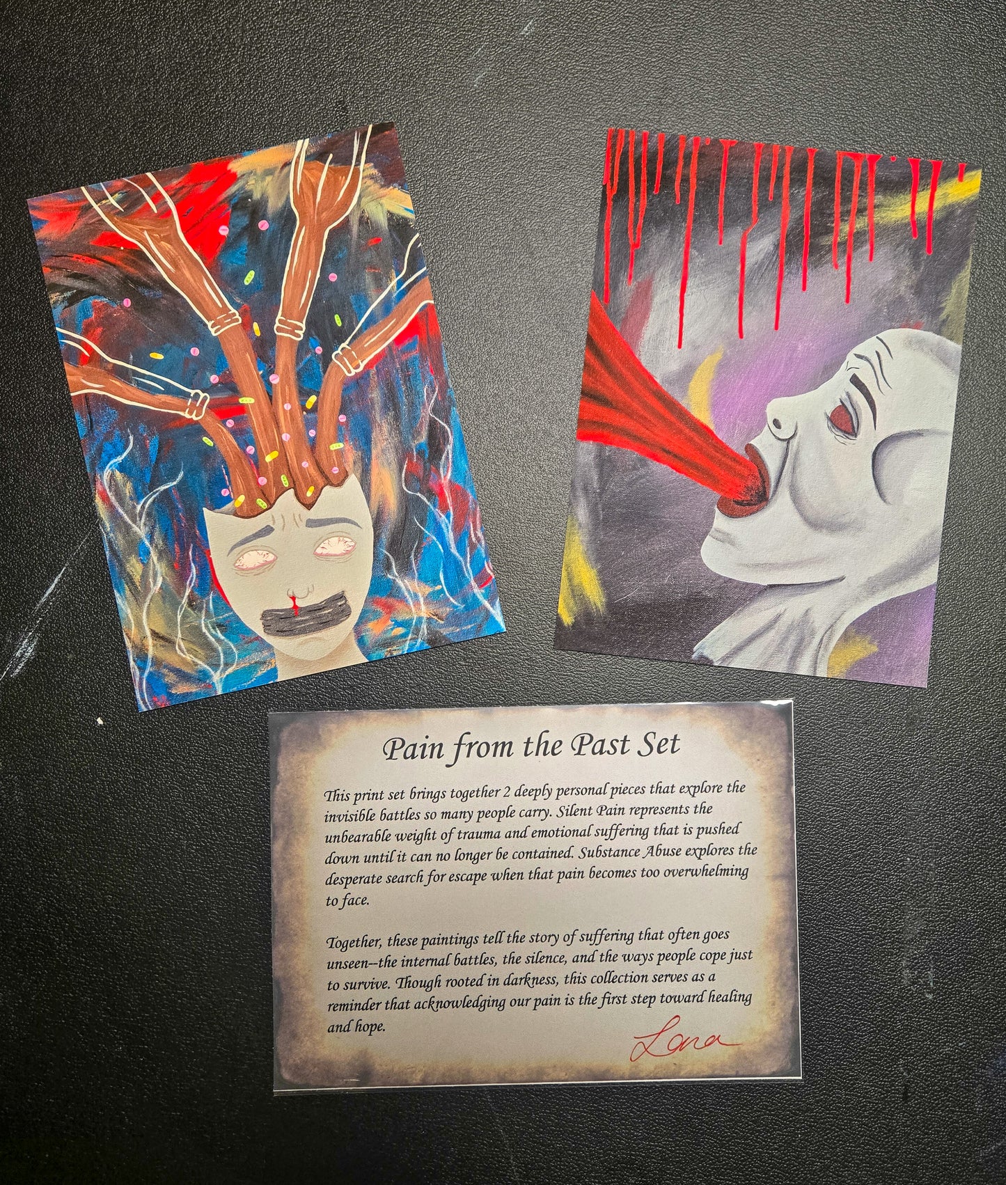 Pain from the Past Print Set