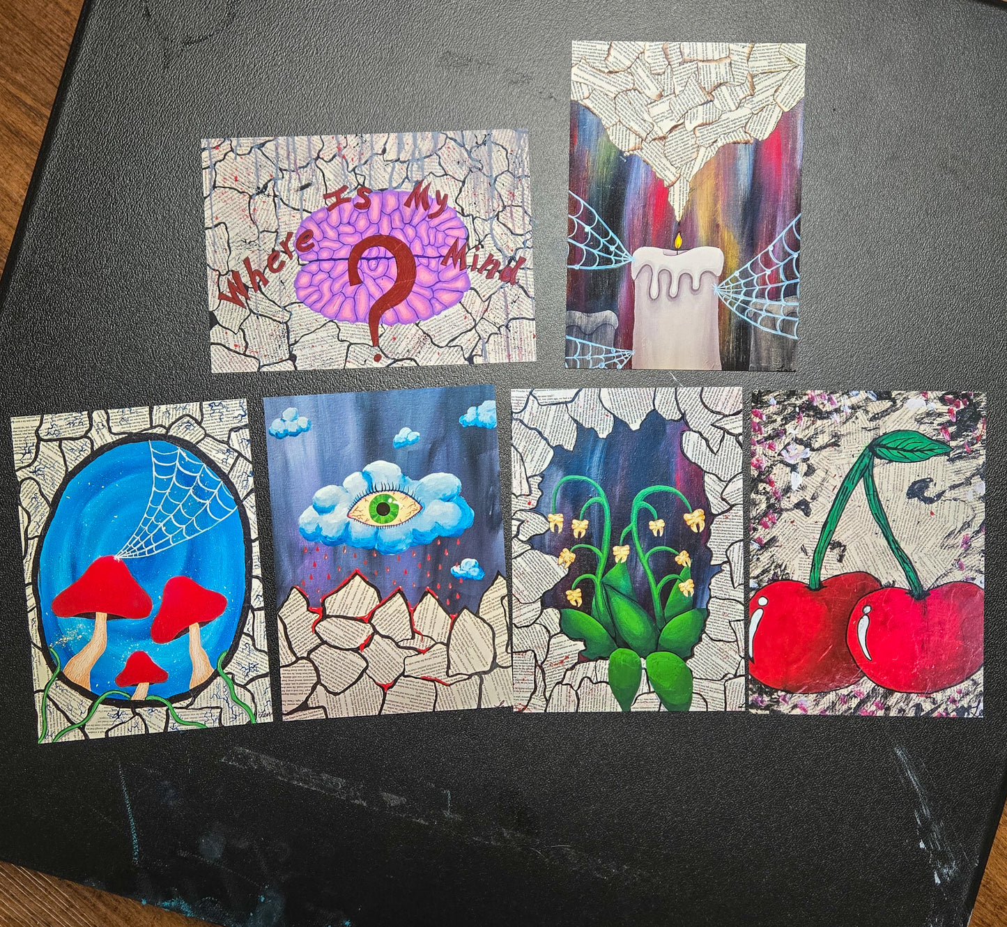 Book Page Series Print Set