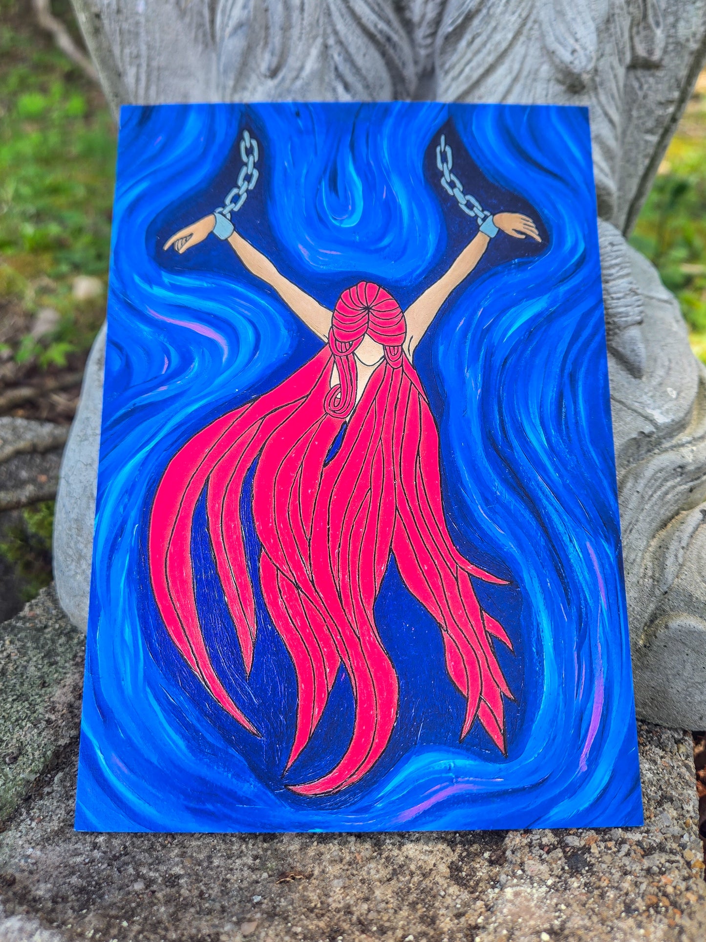 Trapped in Thought Print