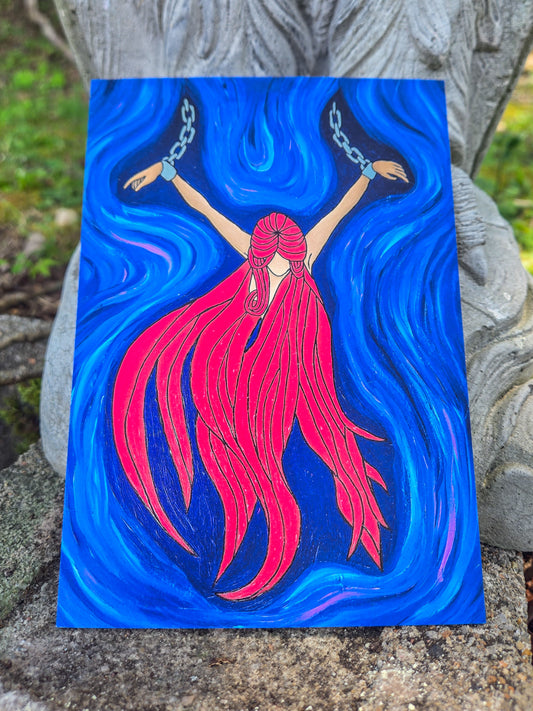 Trapped in Thought Print