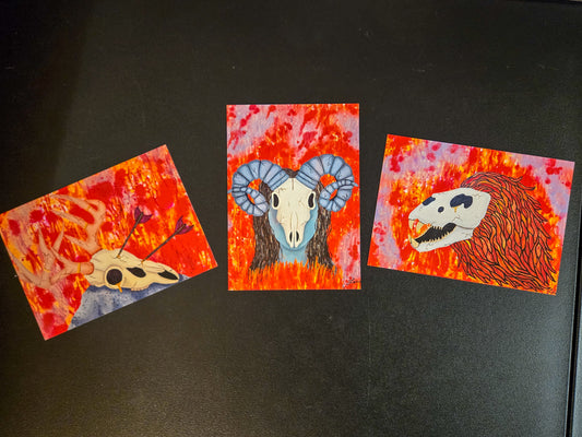 Fire Signs Print Set