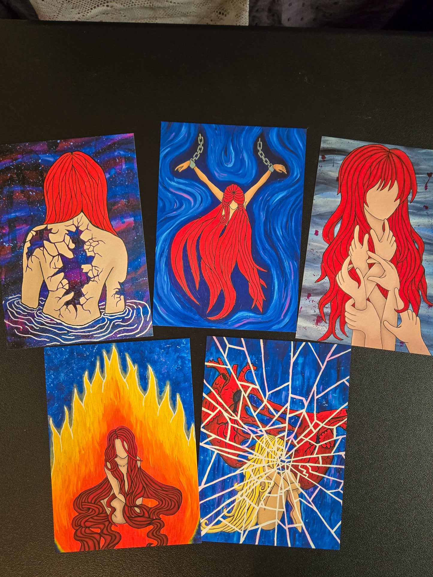 The Grieving Print Set