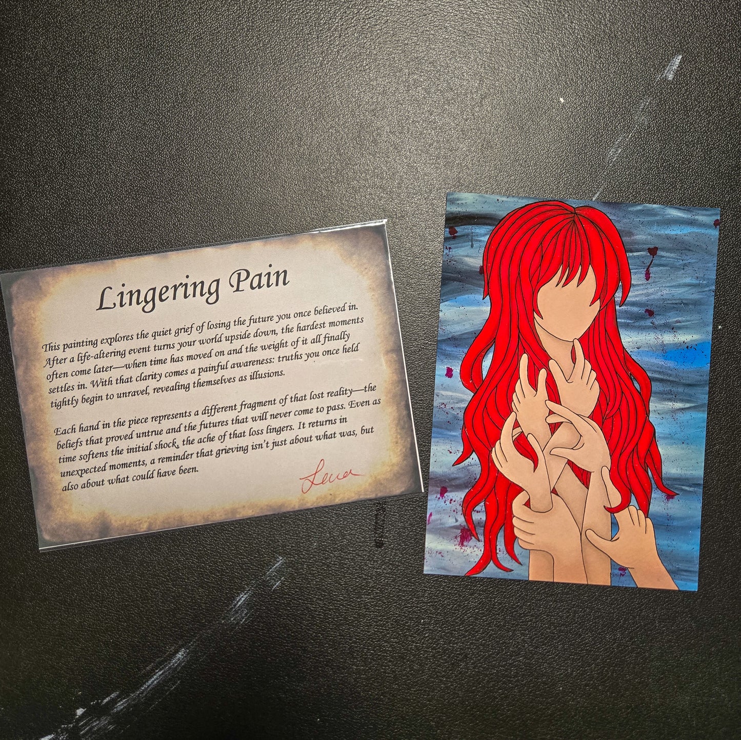 Lingering Pain Print