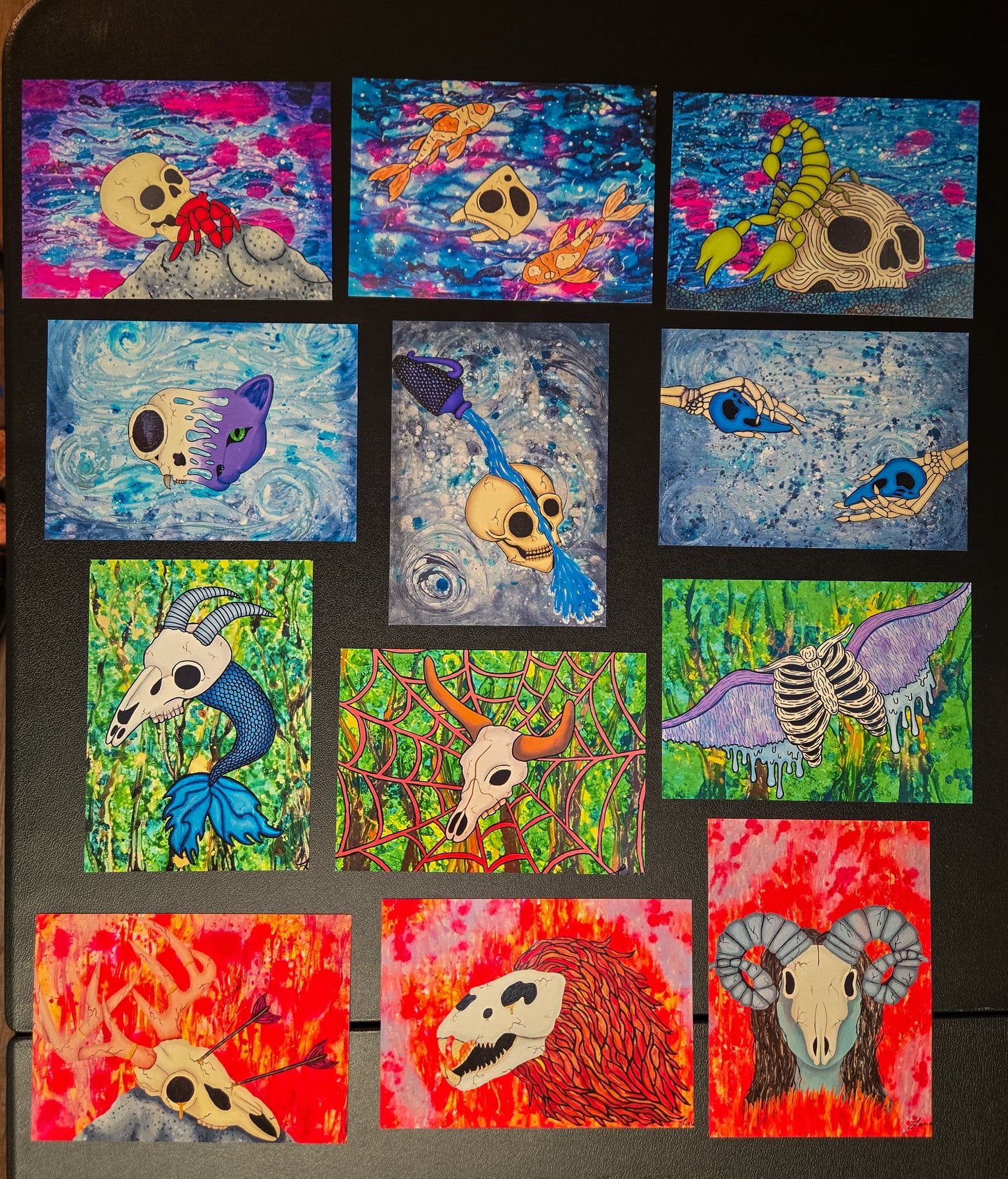 Full Zodiac Print Set